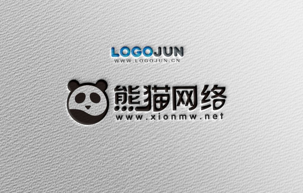 熊猫网络LOGO设计欣赏-标志君